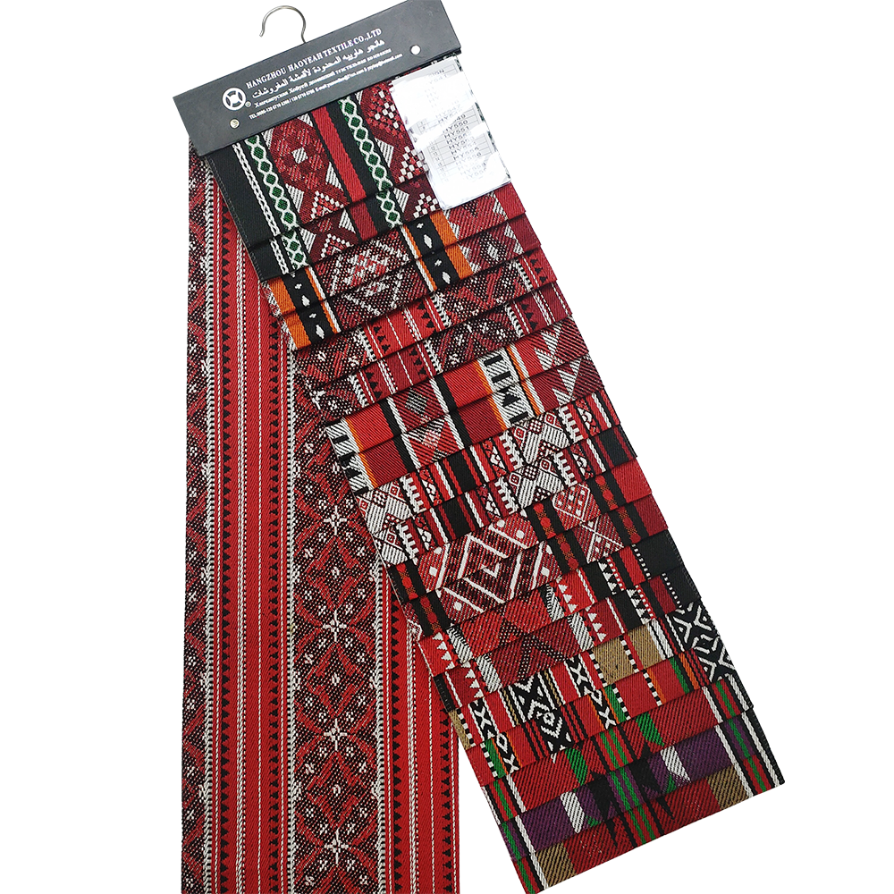 Popular Polyester arab Polyester Jacquard Sadu canapea tapițerie țesătură personalizată